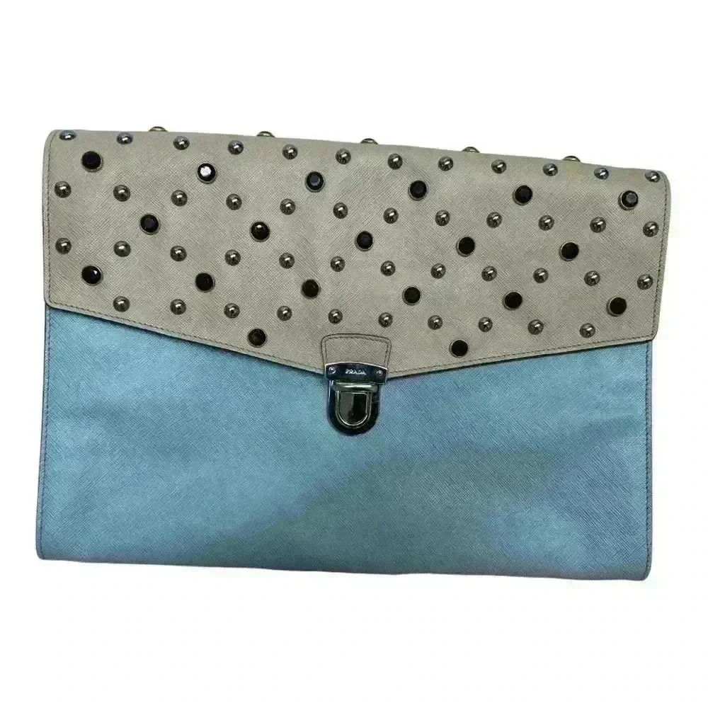Prada SS12  Large Clutch with rhinestone